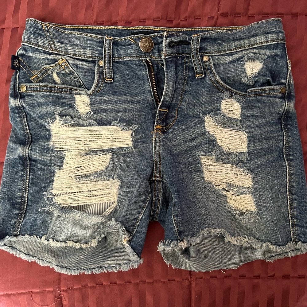 Rock Republic Ripped Long Shorts